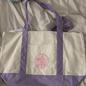 Limited Edition LARGE Trader Joe’s lavender tote
